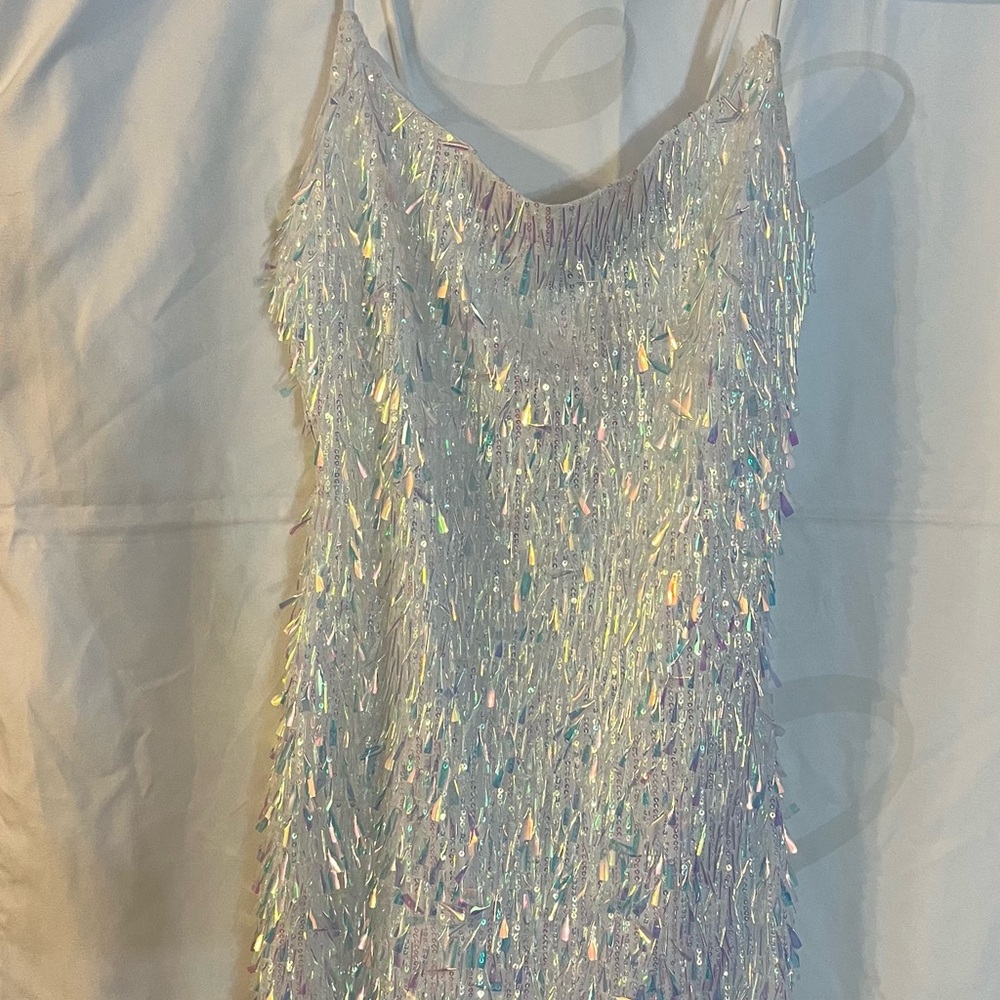 Windsor Iridescent Sequin Mini Dress